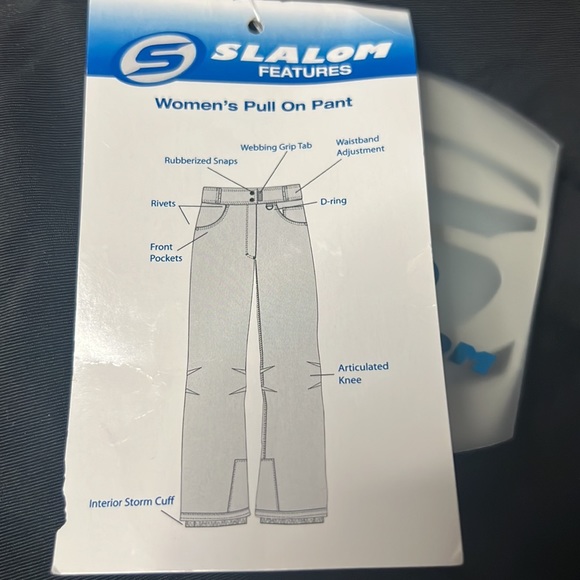 Insulated Pull On Snow/Ski Pants - M - Picture 6 of 8